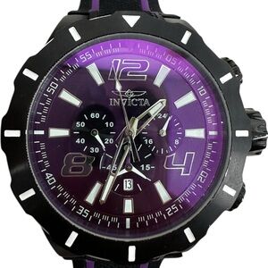 Invicta S1 Rally Black and Silver Chronograph